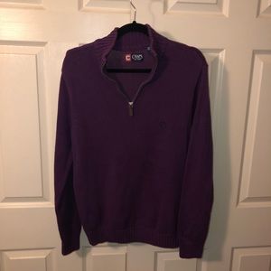 Men’s Chaps 1/4 Zip Sweater (M)